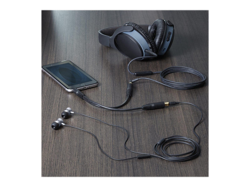 StarTech.com Stereo Splitter Kabel - 3.5mm Male zu 2x 3.5mm Female - Audiosplitter