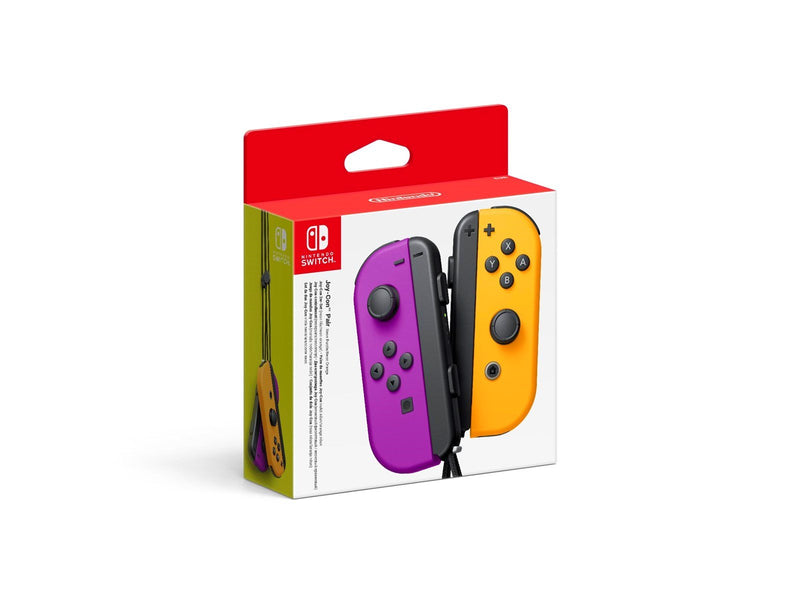 Nintendo Joy-Con (Pair) Neon Purple/ Neon Orange - Wireless Controller - Nintendo Switch
