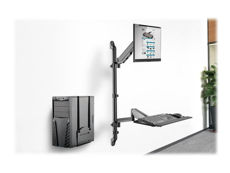 DIGITUS Sit-Stand Workstation Wall Mount