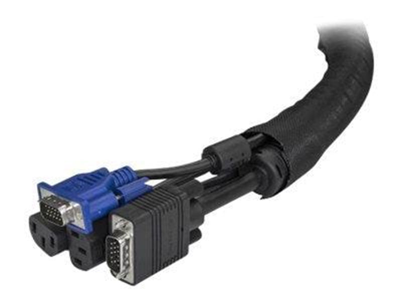 StarTech.com 15' / 4.6 m Cable Management Sleeve - Trimmable Fabric cable concealer
