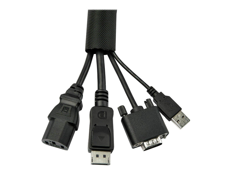 StarTech.com 15' / 4.6 m Cable Management Sleeve - Trimmable Fabric cable concealer