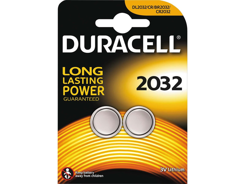 DURACELL Long Lasting 3V CR2032 - 2 Pack