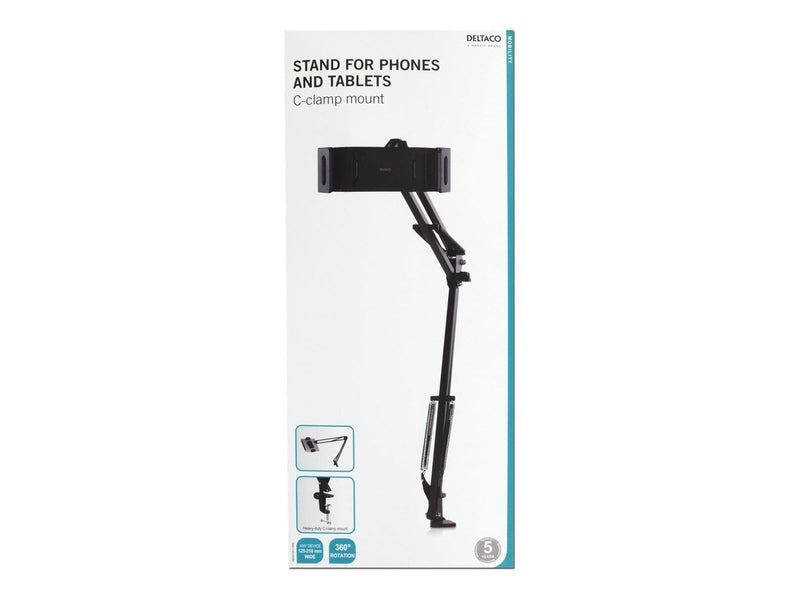 Deltaco Stand For Phones & Tablets 4"-12.9" c-cla