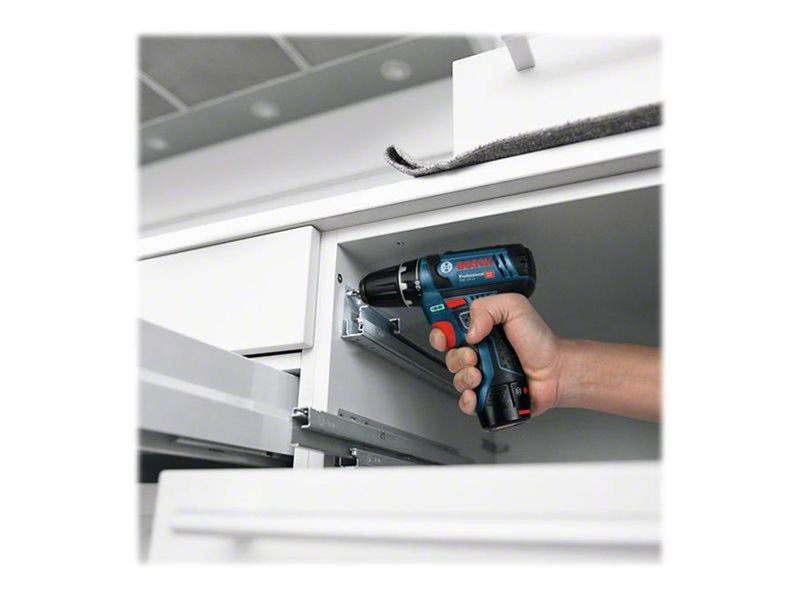 Bosch Professional Blue bosch 12v cordless drill driver gsr 12v-15 w/2x2ah cha