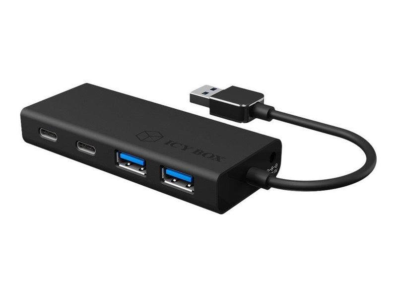 RaidSonic ICY BOX USB-Hubs - 4 - Schwarz