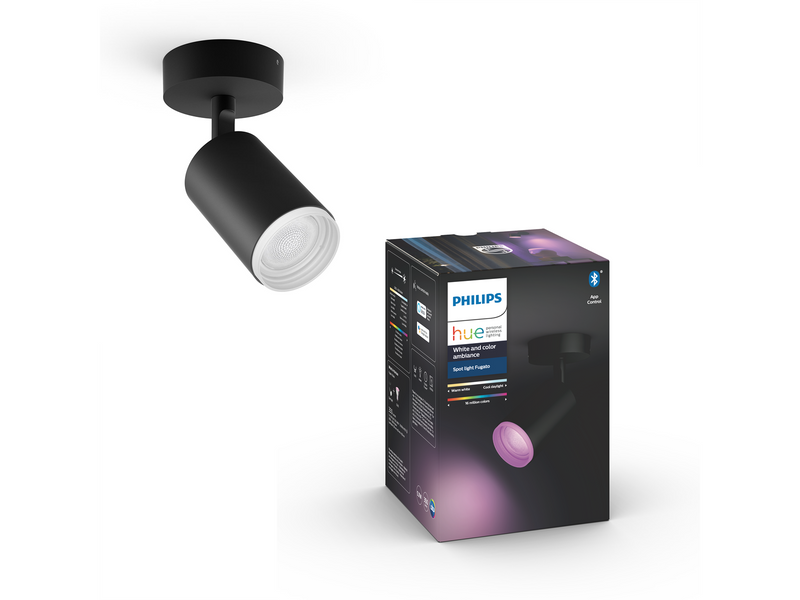 Philips Hue Fugato 1er Spot - schwarz