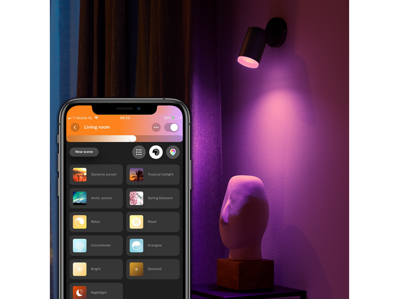 Philips Hue Fugato 1er Spot - schwarz