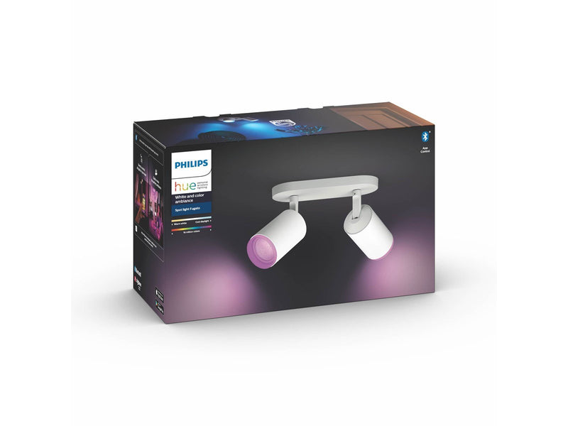 Philips Hue Fugato 2-er Spots 5.7W - weiß