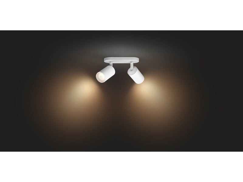Philips Hue Fugato 2-er Spots 5.7W - weiß