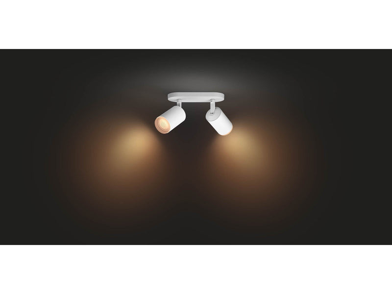 Philips Hue Fugato 2-er Spots 5.7W - weiß