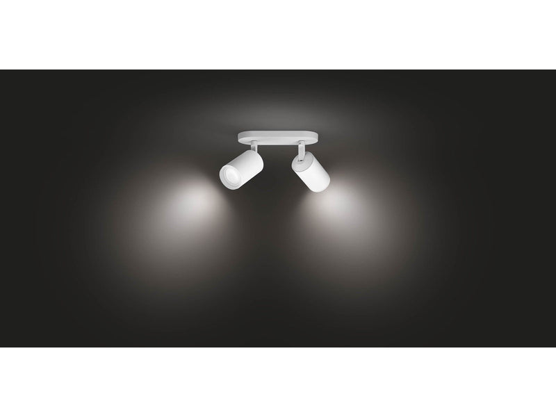 Philips Hue Fugato 2-er Spots 5.7W - weiß