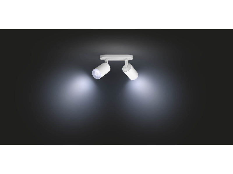 Philips Hue Fugato 2-er Spots 5.7W - weiß
