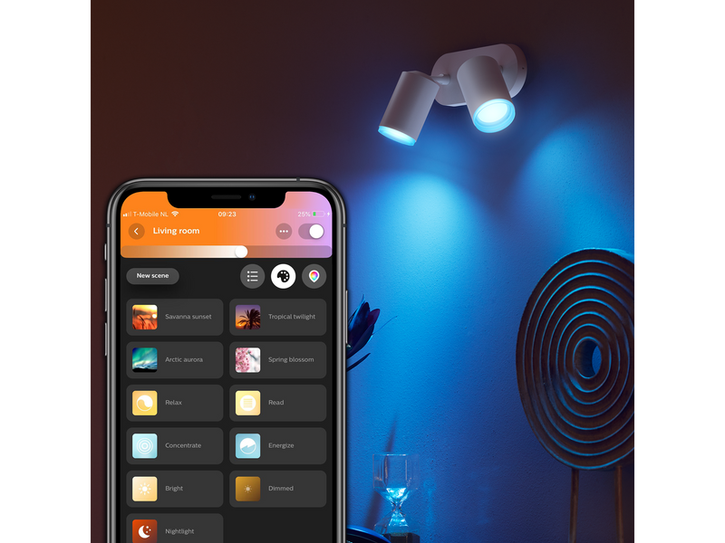 Philips Hue Fugato 2-er Spots 5.7W - weiß