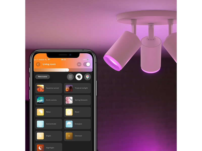 Philips Hue Fugato 3-er Spots 5.7W - weiß