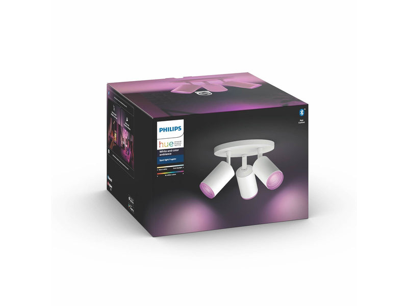 Philips Hue Fugato 3-er Spots 5.7W - schwarz