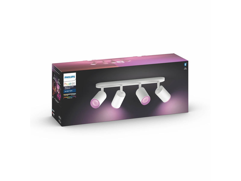 Philips Hue Fugato 4-er Spots 5.7W - weiß