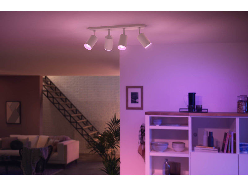 Philips Hue Fugato 4-er Spots 5.7W - weiß