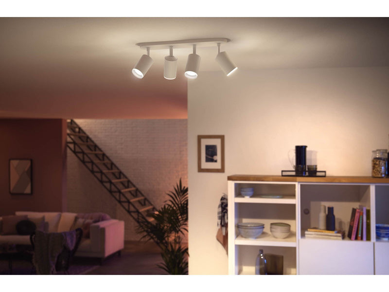 Philips Hue Fugato 4-er Spots 5.7W - weiß