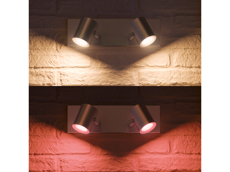Philips Hue Argenta 2er Spot - Alu