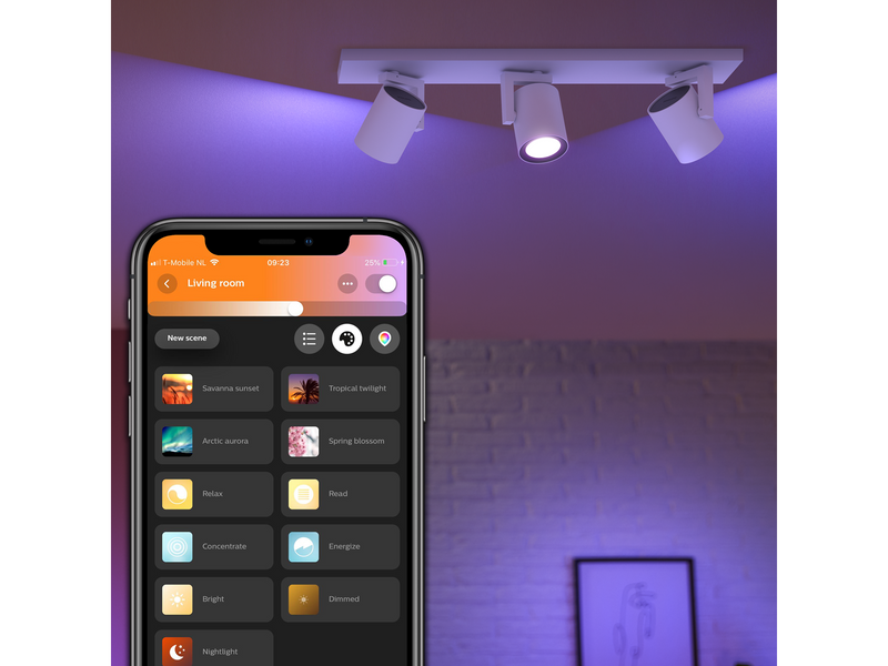 Philips  Hue Argenta 3er Spot - weiß