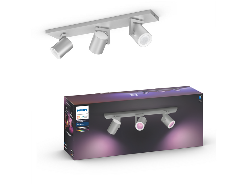 Philips Hue Argenta 3er Spot - Alu