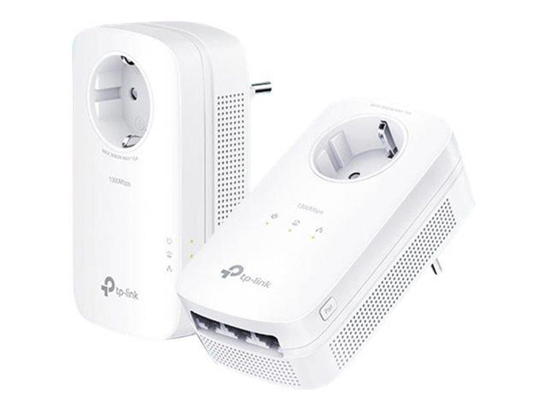 TP-Link TL-PA8033P KIT AV1300 3-Port Gigabit Passthrough Powerline Starter Kit