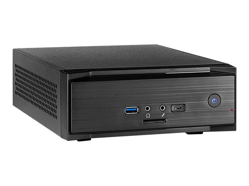 Inter-Tech MW-01 II - Gehäuse - Desktop slimline - Schwarz
