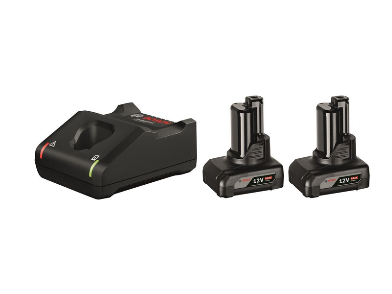 Bosch Professional Blue bosch 12v battery pack 2x6.0ah w/charger
