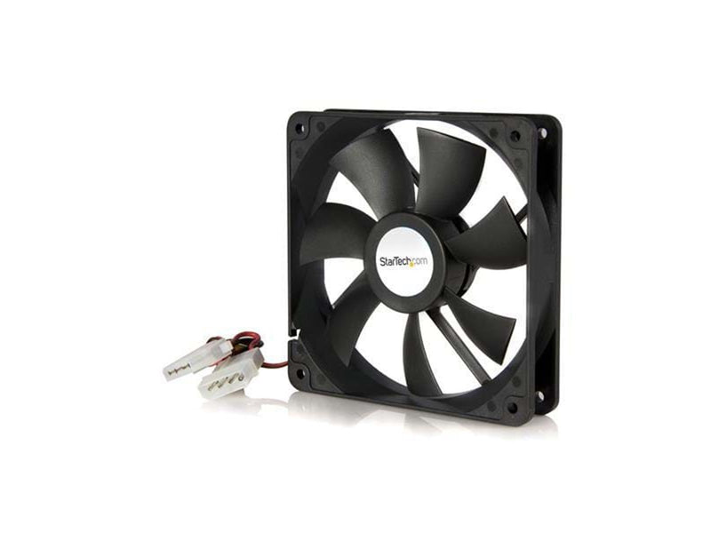 StarTech.com Case Fan 120mm - FANBOX12 - Gehäuselüfter - 120mm - Schwarz