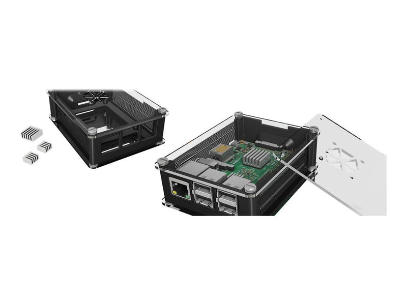 RaidSonic ICY BOX IB-RP103 - Gehäuse - Transparent