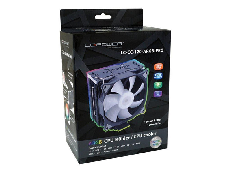 LC Power LC-CC-120-ARGB-PRO processor cooler - CPU-Luftkühler
