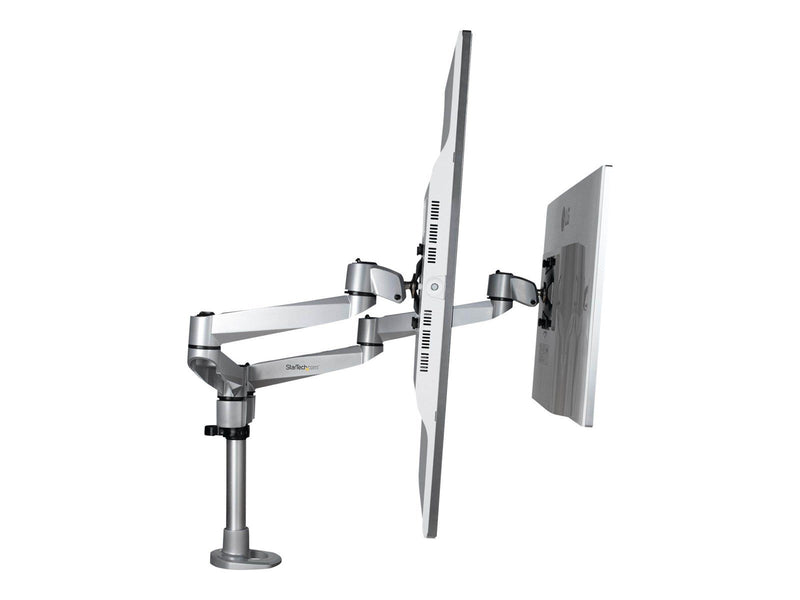 StarTech.com Desk Mount Dual Monitor Arm - Premium - For up to 27" Monitors - desk mount (adjustable arm)