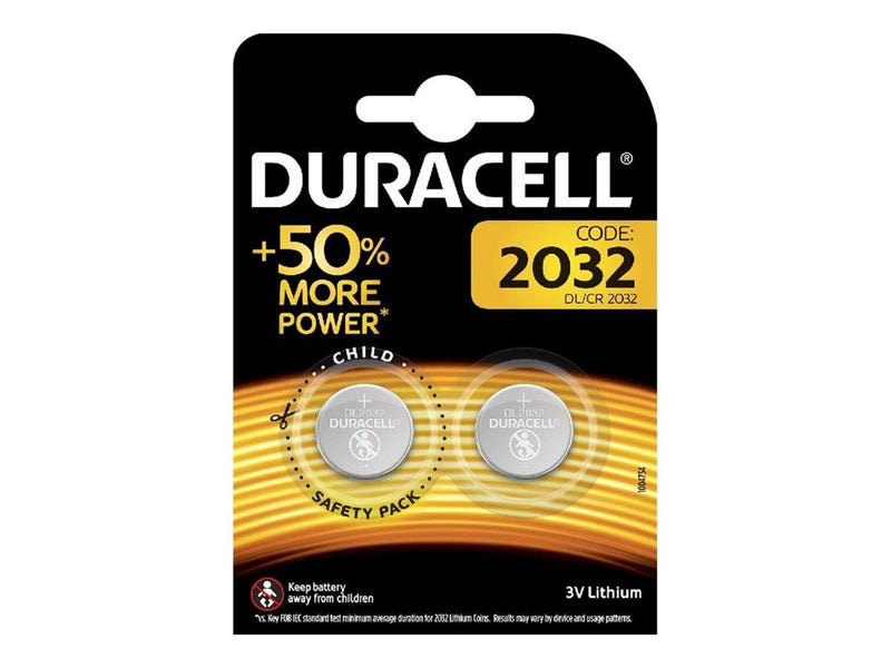 DURACELL Long Lasting 3V CR2032 - 2 Pack