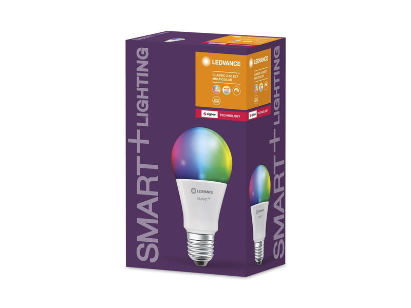 LEDVANCE smart+ standard 60w/rgbw frosted e27 zigbee