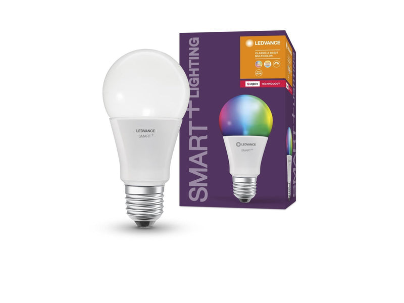 LEDVANCE smart+ standard 60w/rgbw frosted e27 zigbee