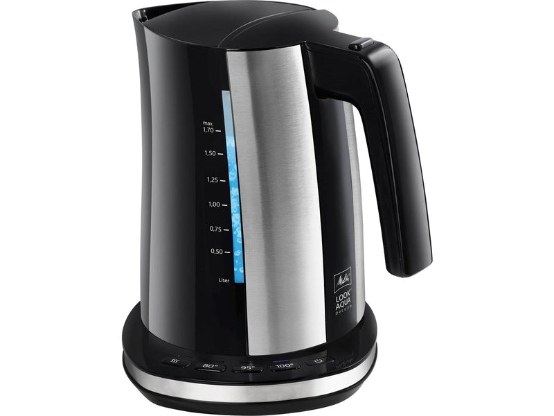 Melitta Wasserkocher Look Aqua 2.0 Deluxe Black - Schwarz - 2200 W