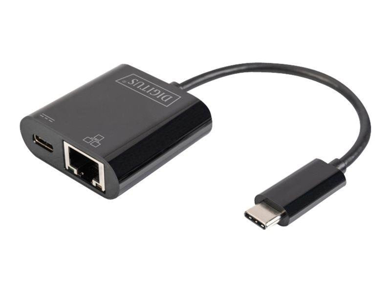 DIGITUS USB Type-C Gigabit Ethernet (with 60W PD)