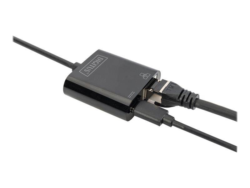 DIGITUS USB Type-C Gigabit Ethernet (with 60W PD)