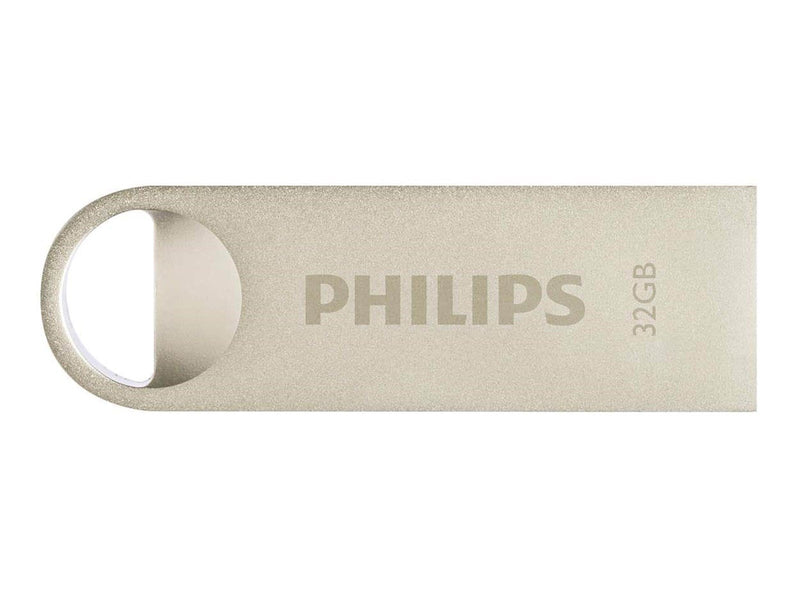 Philips USB Flash Drive 32GB. Moon edition 2.0. Vintage silver - 32GB - USB-Stick