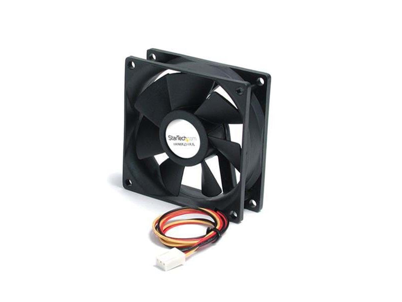 StarTech.com Case Fan 80mm - FAN8X25TX3L - Gehäuselüfter - 80mm - Schwarz