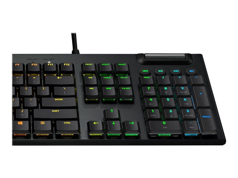 Logitech G815 LIGHTSYNC RGB GL Clicky - US - Gaming Tastaturen - Englisch - US - Schwarz