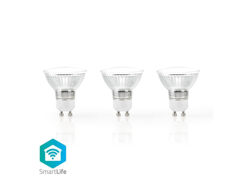 Nedis Wi-Fi Smart LED-pære | Varm Hvid | GU10 | 3-pak