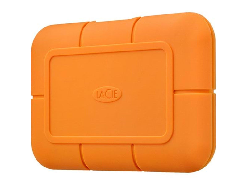 LaCie Rugged SSD USB-C Portable - 500GB - Orange - Extern SSD - Thunderbolt 3
