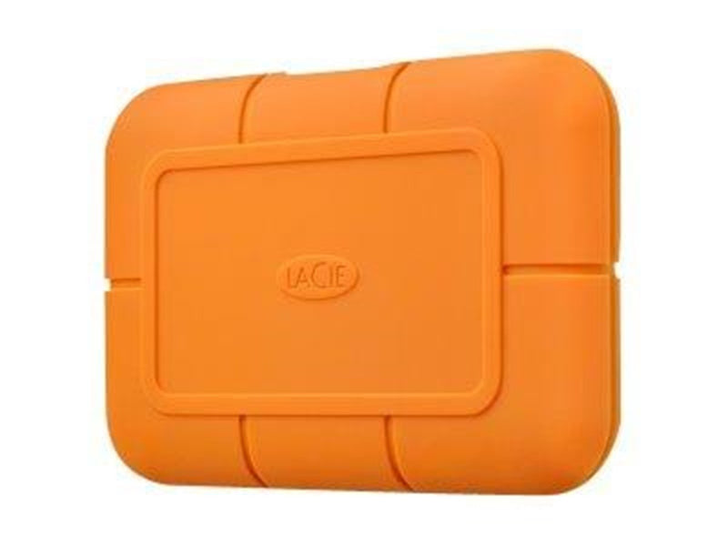 LaCie Rugged SSD USB-C Portable - 500GB - Orange - Extern SSD - Thunderbolt 3