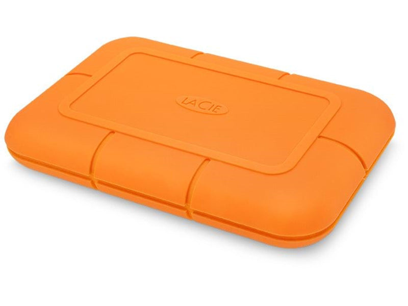 LaCie Rugged SSD USB-C Portable - 2TB - Orange - Extern SSD - Thunderbolt 3