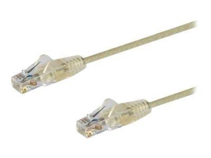 StarTech.com 0.5m CAT6 Cable - Grey Slim CAT6 Patch Cable - Snagless - LSZH - patch cable - 50 cm - grey - Grau - 0.5 meter