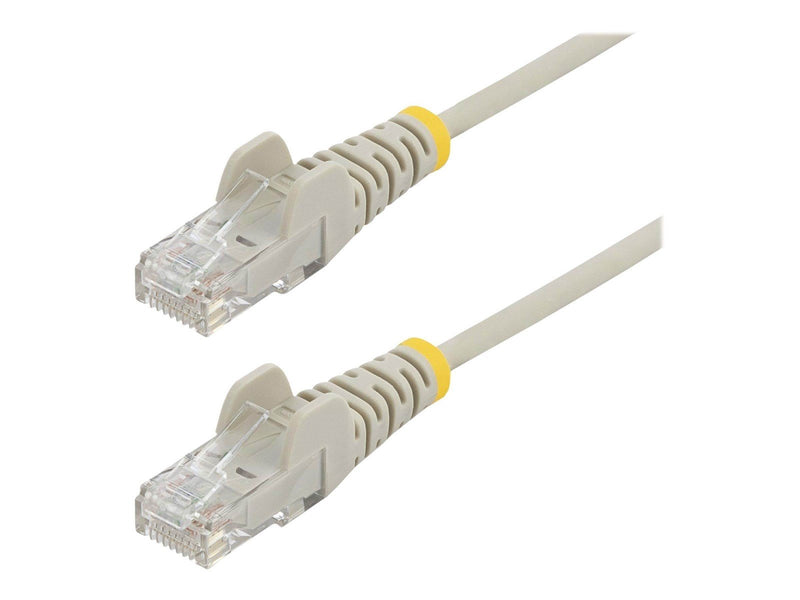 StarTech.com 0.5m CAT6 Cable - Grey Slim CAT6 Patch Cable - Snagless - LSZH - patch cable - 50 cm - grey - Grau - 0.5 meter