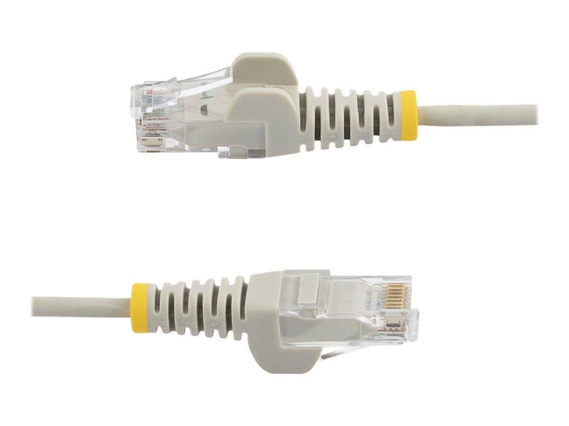 StarTech.com 0.5m CAT6 Cable - Grey Slim CAT6 Patch Cable - Snagless - LSZH - patch cable - 50 cm - grey - Grau - 0.5 meter