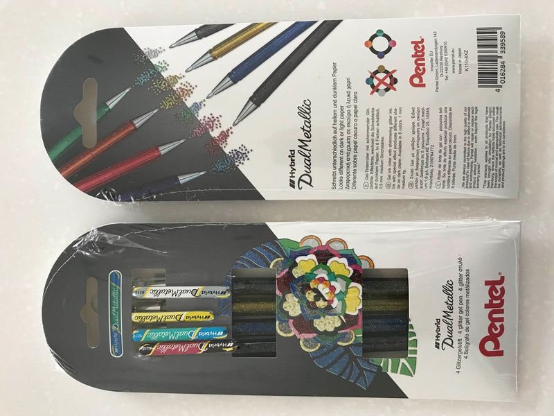 Pentel K110-4XZ Dual Metallic Roller