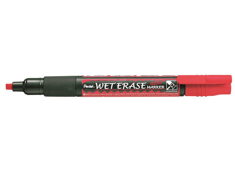 Pentel SMW26-B Wet Erase blackboard Red